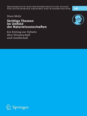 cover image of Strittige Themen im Umfeld der Naturwissenschaften